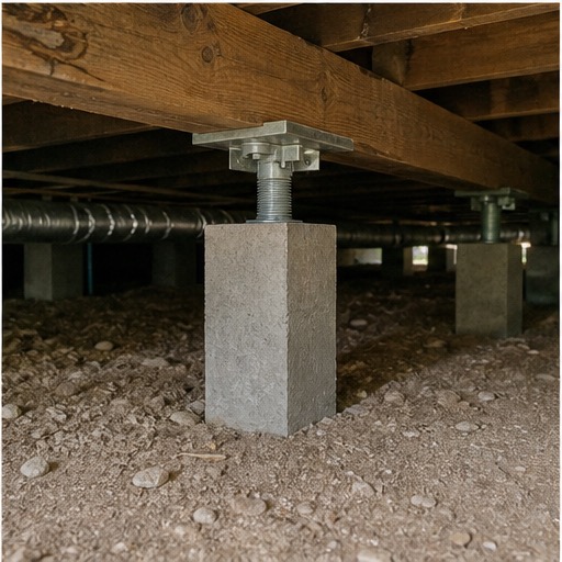 Measured slab crack in concrete